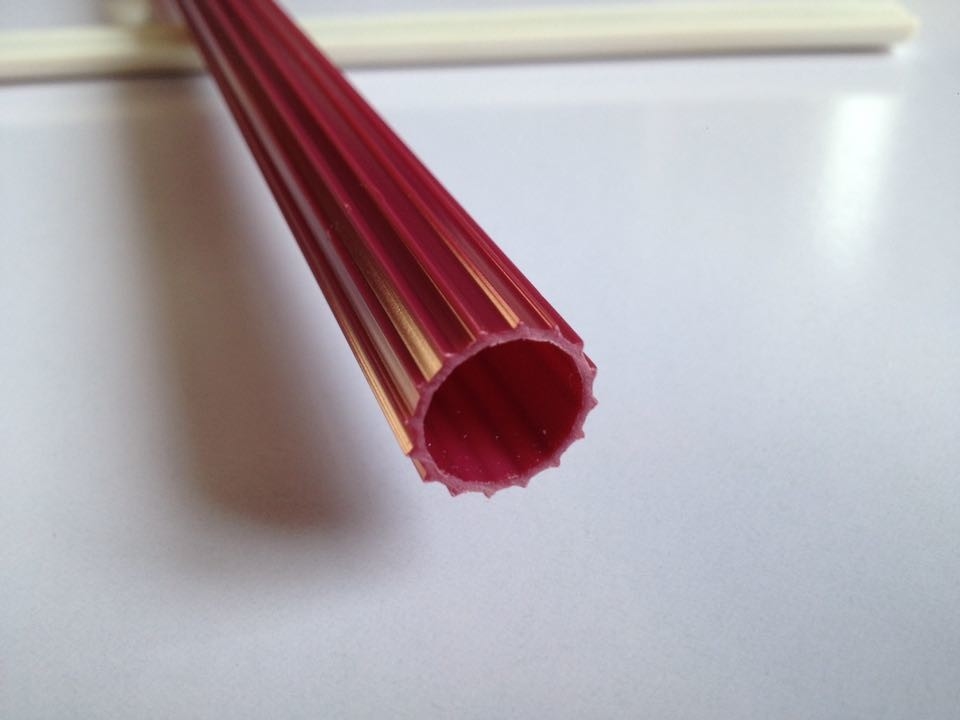 Thin Wall Extrusion Plastic Tubing Profiles ABS Material